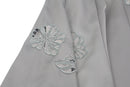 ZARA satin A-line beaded cut-out midi skirt - S-6