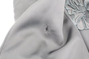 ZARA satin A-line beaded cut-out midi skirt - S-7