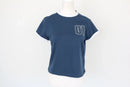 BOOHOO blue and white graphic t-shirt - 16-1