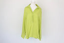 ZARA lime green thick shirt blouse - L-1