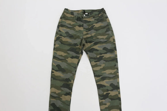 H&M army print jeans - 12