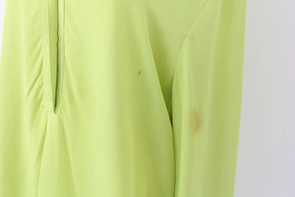 ZARA lime green thick shirt blouse - L