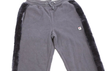 Fila Navy Blue Faux Fur Trim Joggers | Size 36 | Pre-Loved - 0