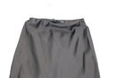 ZARA black satin midi skirt - XS-2