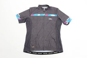 Capestorm grey cycling top with pink and blue details - XL