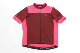 Pearl Izumi bright pink and maroon cycling top - L