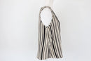 Exact black and cream striped summer top - S-3