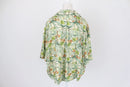Tropical linen feel cropped top - XL-5