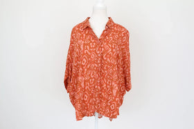 Red, orange and pink shirt - L