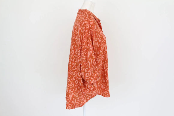 Red, orange and pink shirt - L