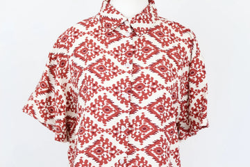 Exact Colour-Block Cropped Short-Sleeve Shirt | Size S | Brand New - 0