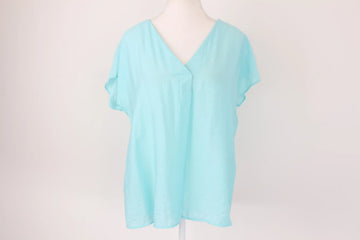 Exact Light Blue V-Neck Blouse | Size 10 | Brand New
