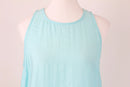 Exact bright light blue halter neck blouse - S-3