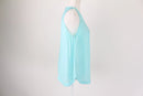 Exact bright light blue halter neck blouse - S-4