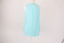 Exact bright light blue halter neck blouse - S-5