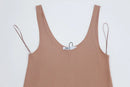 Light brown knitted top - M-2