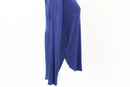 Midnight blue long sleeve v-neck top - XS-4