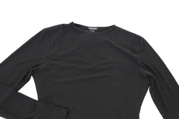 Black Long-Sleeve Bodysuit – Size 16 | Thrift Finds - 0