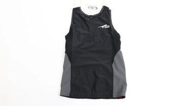 First Ascent Black Race Tri Vest | White Accents | Size M | Brand New
