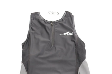 First Ascent Black Race Tri Vest | White Accents | Size M | Brand New - 0
