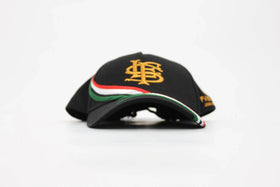Fabiani black cap with embroidered details - 0