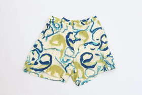 YDE cream, green and blue shorts - L - 0
