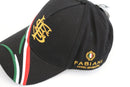 Fabiani black cap with embroidered details-4