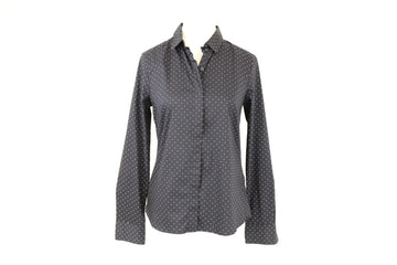 H&M Navy White Polka Dot Shirt | Size 8 | Pre-Loved
