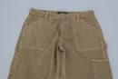 ZARA beige cargo jeans (broken zip) - 12-3