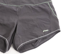 Asics grey super short shorts - S - 0