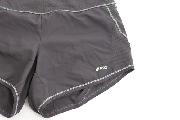 Asics grey super short shorts - S