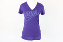 Nike Dri-Fit purple and blue top - RUN logo - XS-1