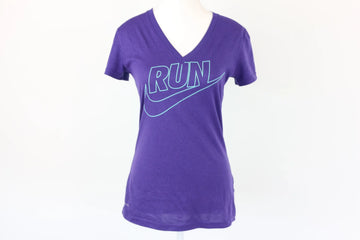 Nike Dri-Fit Purple & Blue Running Top | Size XS | Pre-Loved