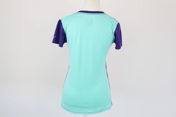Nike Dri-Fit purple and blue top - RUN logo - XS