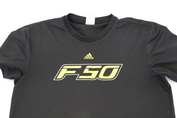 Adidas F50 black top with yellow details - L