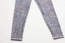 Cotton On Body purple floral tights - S-3