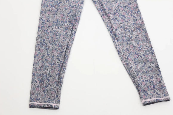Cotton On Body purple floral tights - S