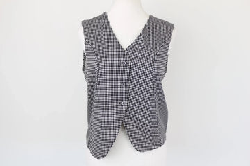 Houndstooth Tailored Waistcoat | Size M | Brand New