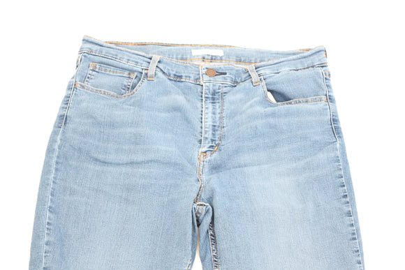 Levi's blue high rise super skinny - 32