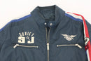 Soviet navy bomber jacket with red, white and blue details -XXL-2
