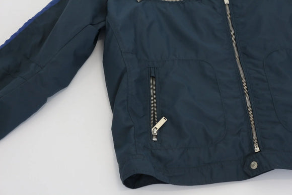 Soviet navy bomber jacket with red, white and blue details -XXL
