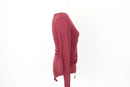 ZARA maroon knitted wrap bodysuit - S-3
