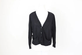 Country Road black 100% cotton cardigan - S