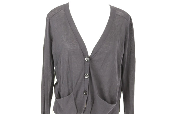 Country Road black 100% cotton cardigan - S