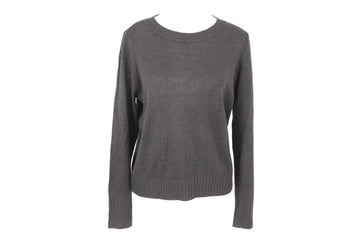 Black Ribbed Jersey – Size S | Thrift Finds