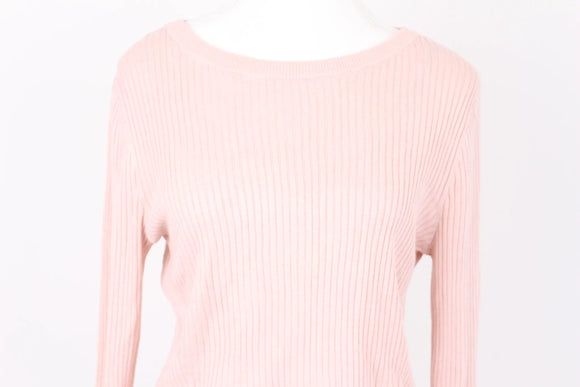 H&M baby pink pastel ribbed jersey - M