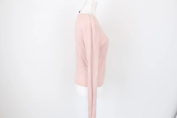 H&M baby pink pastel ribbed jersey - M