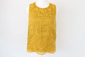 Poetry yellow embroidered blouse - 6