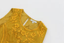 Poetry yellow embroidered blouse - 6-6
