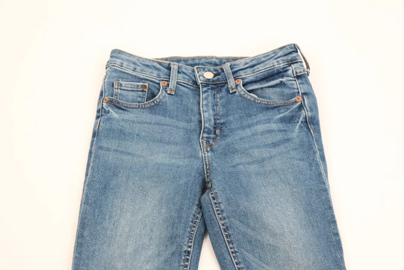 H&M slim ankle regular waist blue jeans - 6